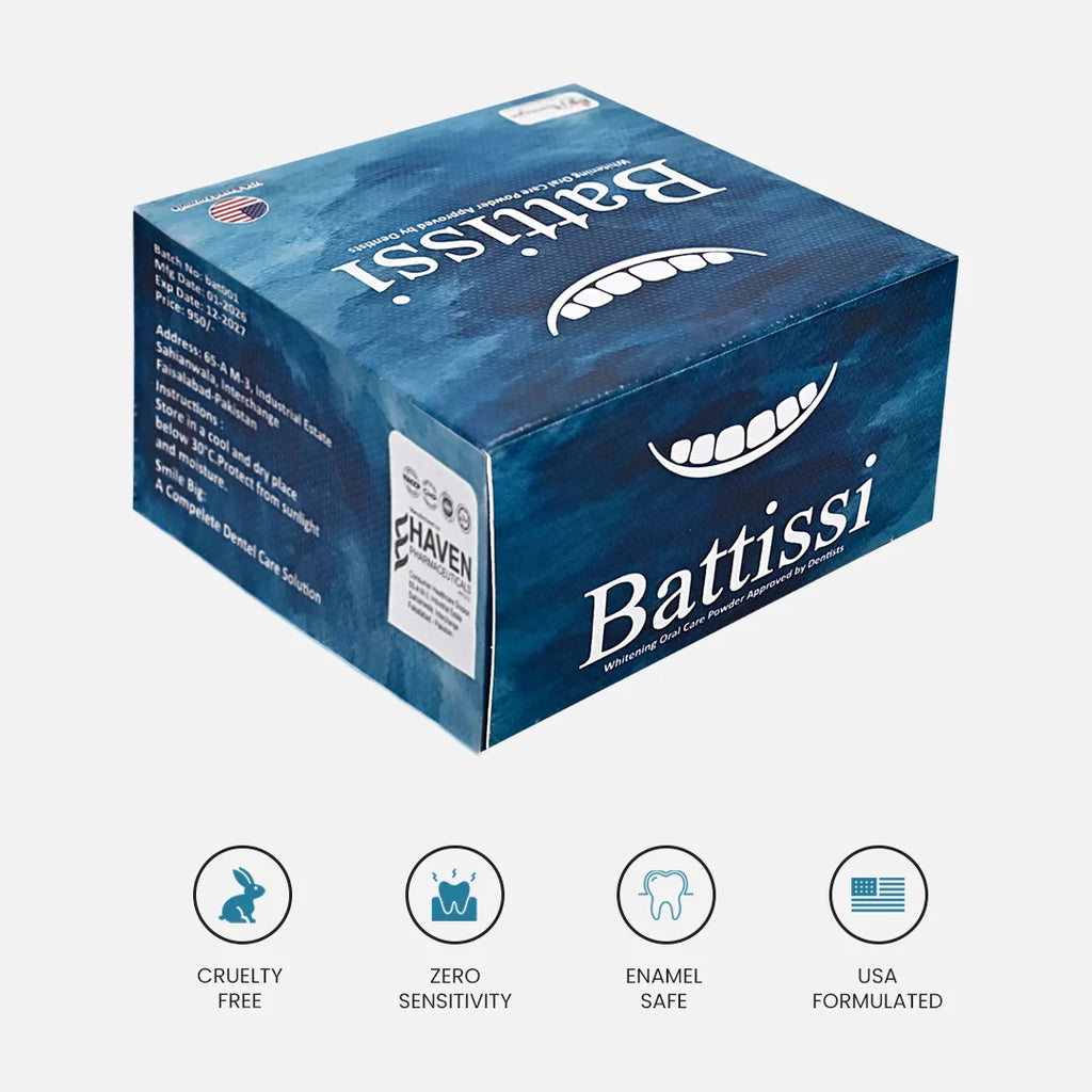 Battissi | Oral Care Teeth Powder